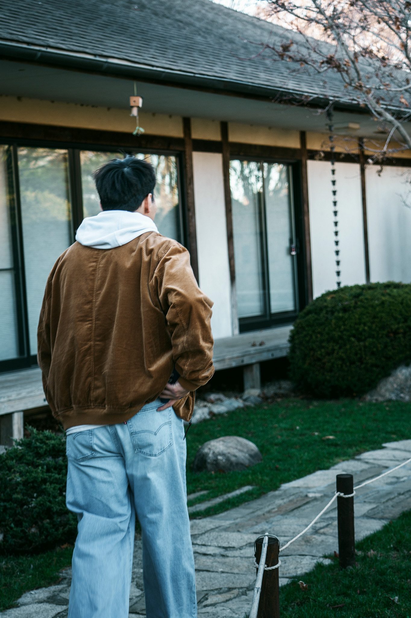 Back view at Japan House